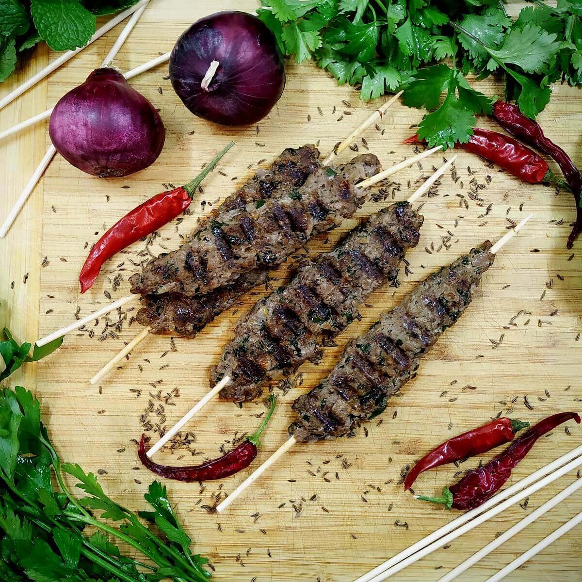 Moroccan Kefta Kebab